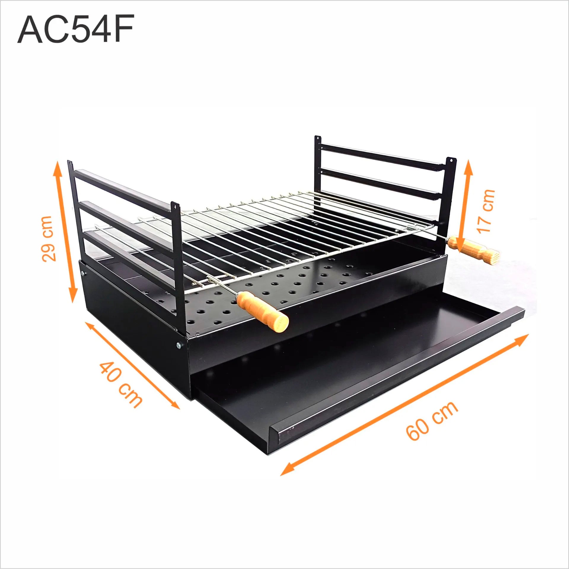 grilloir a poser en fer 60x40 ac54f