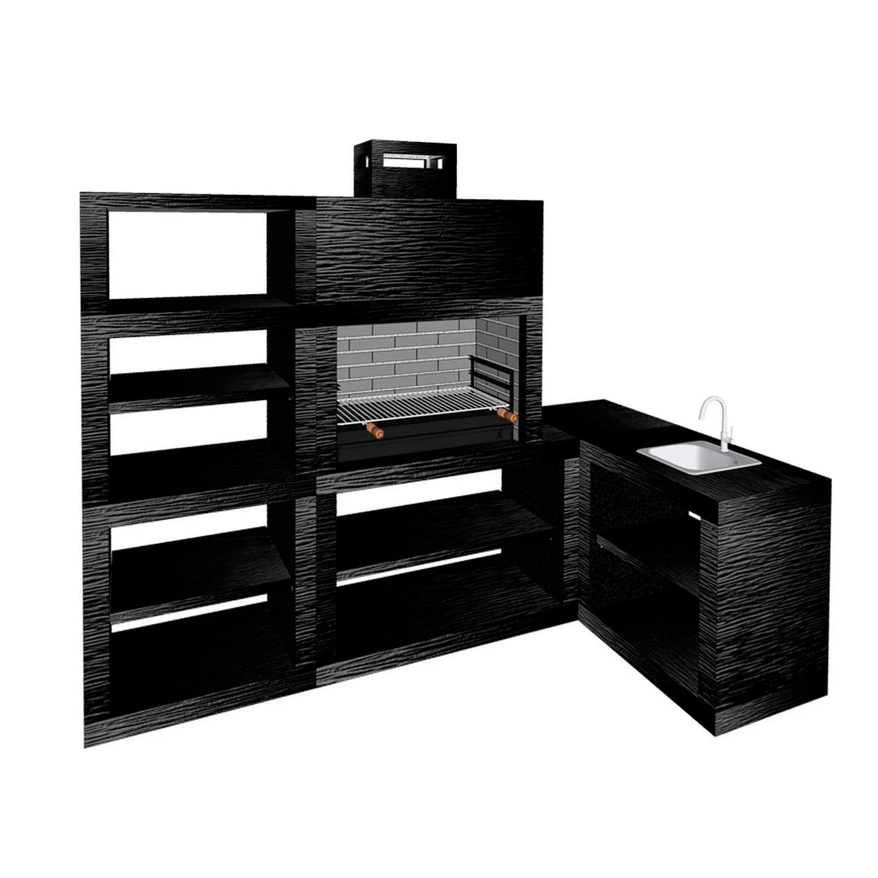 barbecue moderne d angle av14b