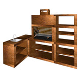 Barbecue Moderne d'angle AV14B