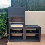 barbecue moderne avec evier av46m
