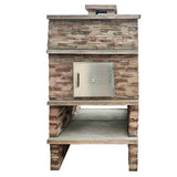 AV285D Four à pizza et à pain d’extérieur en brique réfractaire