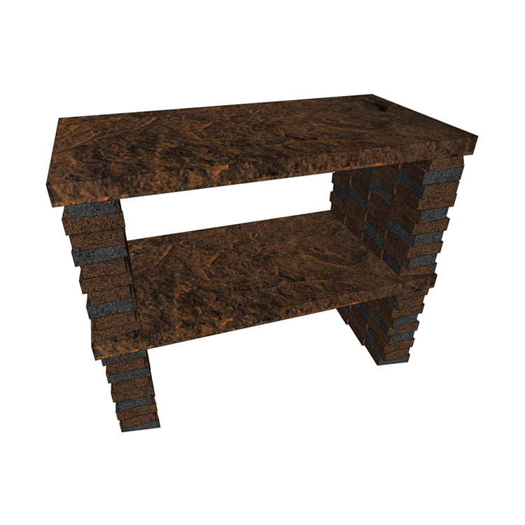 Module 107 pour barbecue MD107F couleur marron