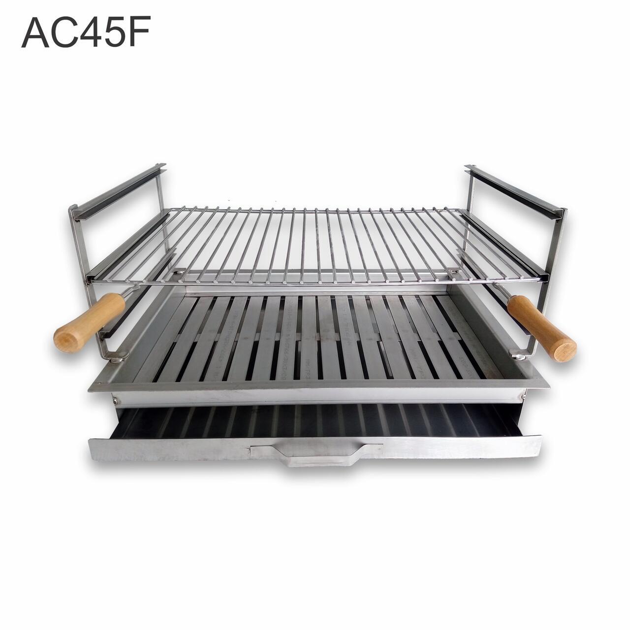 Grill encastrable en acier inoxydable 63x44 AC45F
