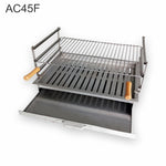 Grille en acier inoxydable 63x44 AC45F vue de dessus