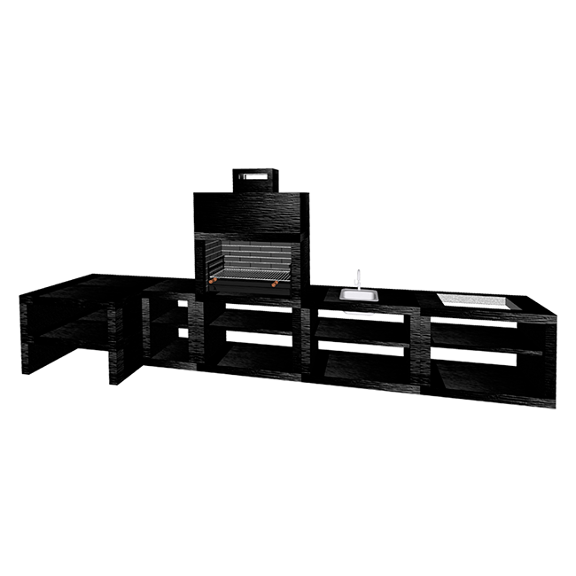 Barbecue Moderne avec MAXIMUS 100 cm AV125B