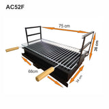 Upotettava rautagrilli 75x40 AC52F