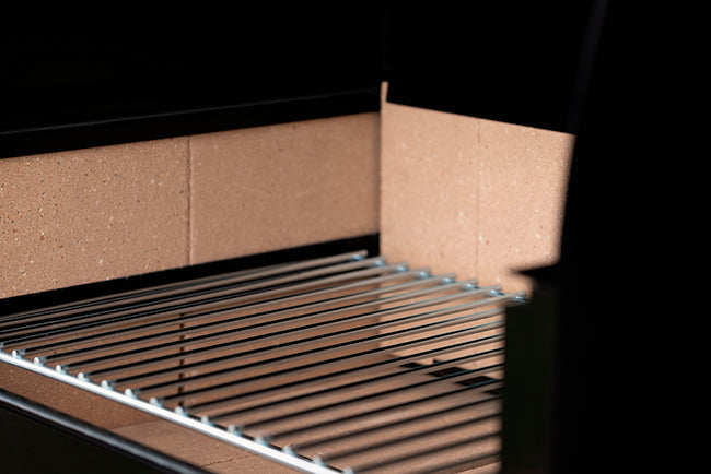 Barbecue en métal et en briques AC88F