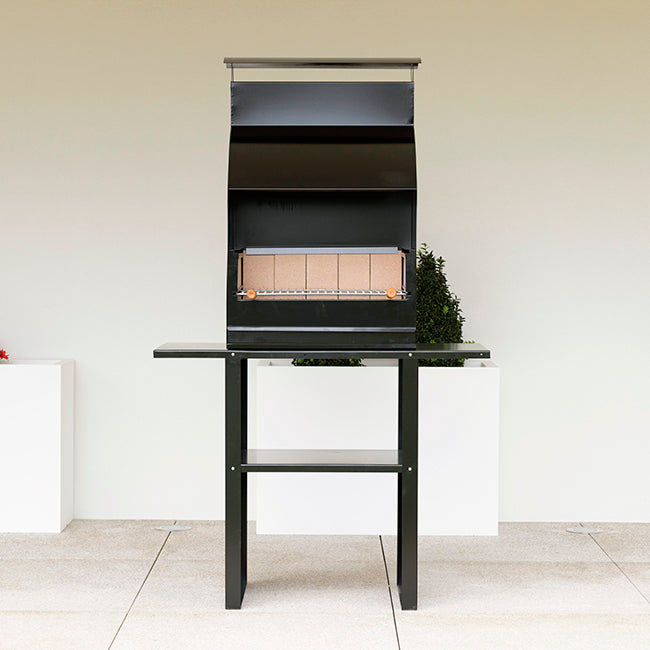 Barbecue en métal et en briques AC88F