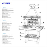 Barbecue en Brique AV1010F