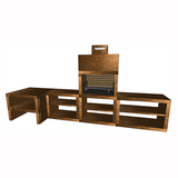 Barbecue Moderne avec Four MAXIMUS 100 cm AV110M