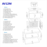 Barbecue Moderne pour exterieur AV12M