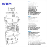 Barbecue contemporain Impexfire pierre AV15M