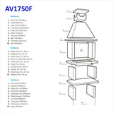 Leopard AV1750F Brick Barbecue