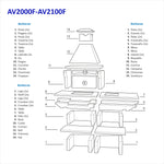 Barbecue en Kit avec Evier Inox AV2100F