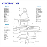 Barbecue en Kit avec Evier Inox AV2100F