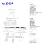 Barbecue avec évier inox AV2200F