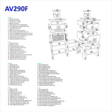 Barbecue et Four AV290F