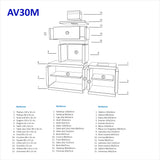 Barbecue moderne avec évier AV30M