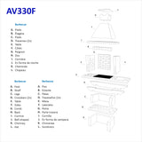 Barbecue en Pierre AV330F
