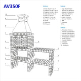 Barbecue Exterieur en Pierre AV350F