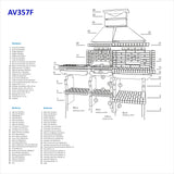 Four a Pain et Barbecue en Brique AV357F