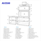 Barbecue Moderne AV35M