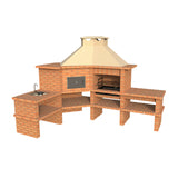 Barbecue d'angle avec Four AV360B