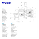 Barbecue four a bois et évier AV5900F