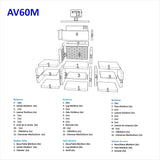 Modern Barbecue with Sink AV60M