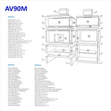 Modern Barbecue with Oven AV90M