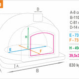 Four en Briques a Pizza et Pain - FUJI