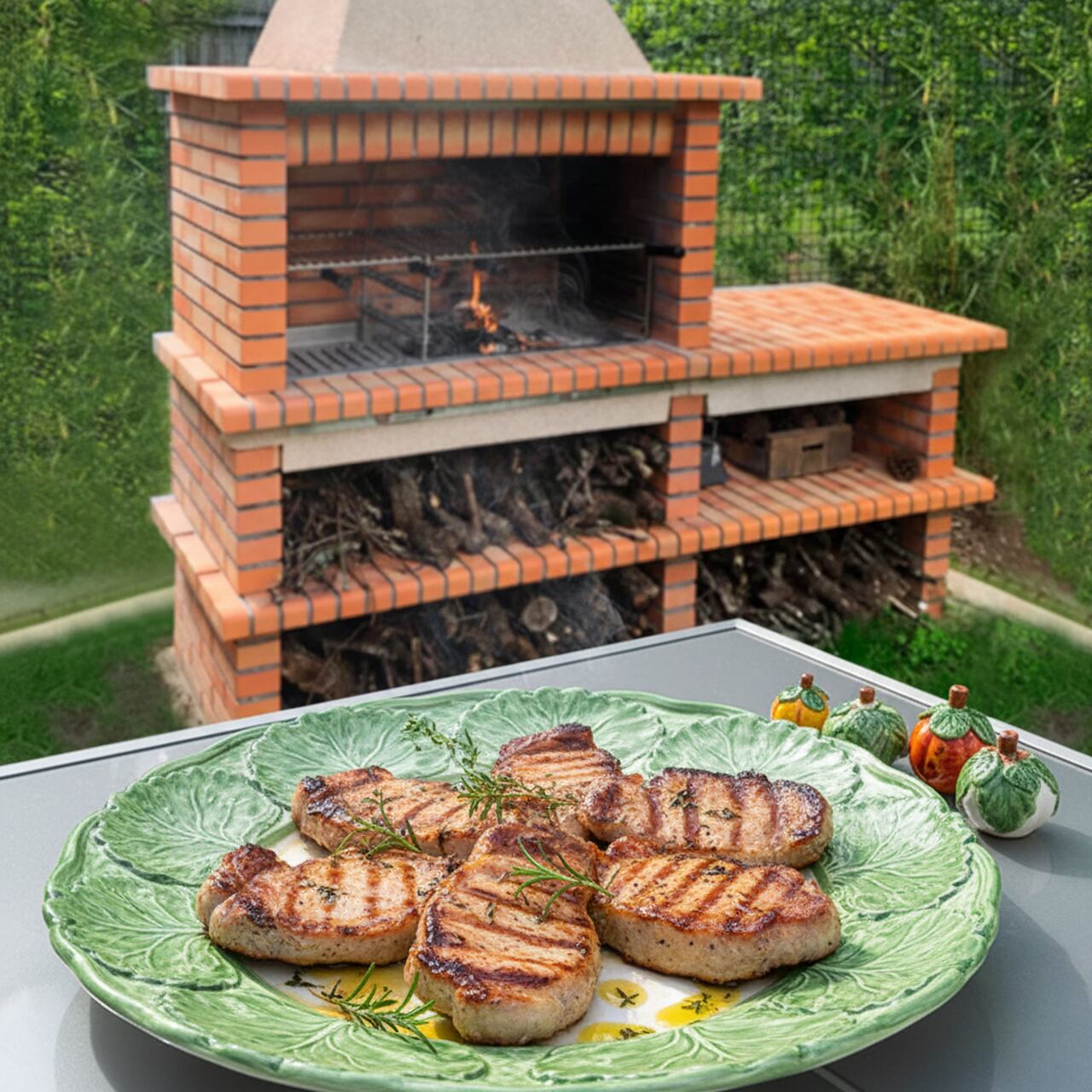 Barbecue Brique avec Evier 