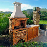 Barbecue Brique de Jardin avec évier 