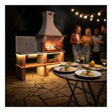 Barbecue Brique du Portugal avec évier 