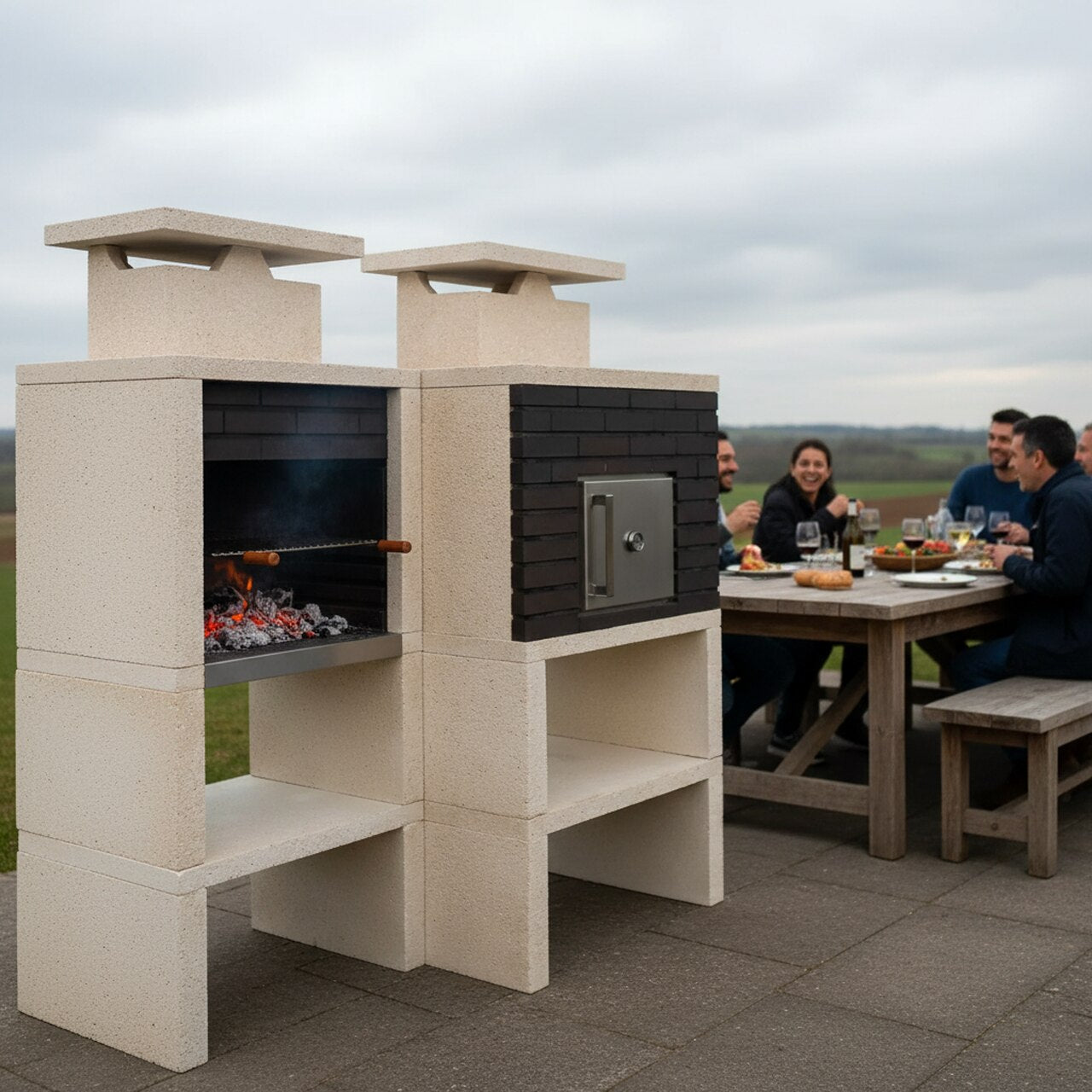 Barbecue Comtemporain avec Four CS6120F