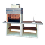 barbecue contemporain avec evier pg2002m