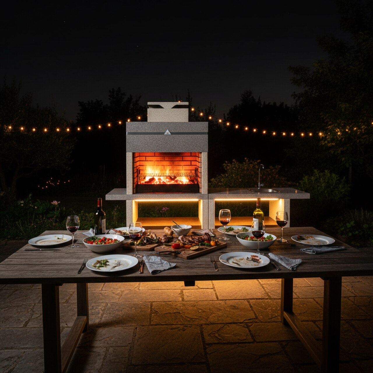 Barbecue Contemporain avec Evier PG2002M