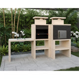 Barbecue Contemporain avec Four et Évier CS6140F