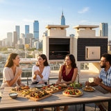 Barbecue Contemporain avec Four et Évier CS6140F