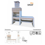 barbecue granit jardin du portugal gr24f