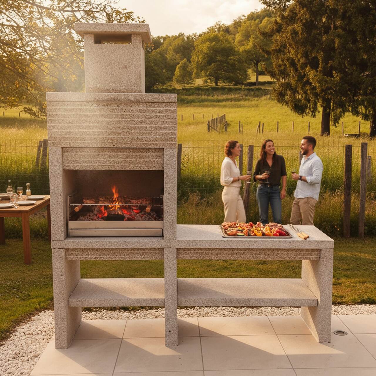 Barbecue Granit GR24F