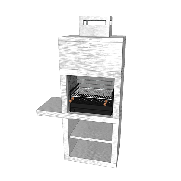 Barbecue contemporain Impexfire pierre AV15M