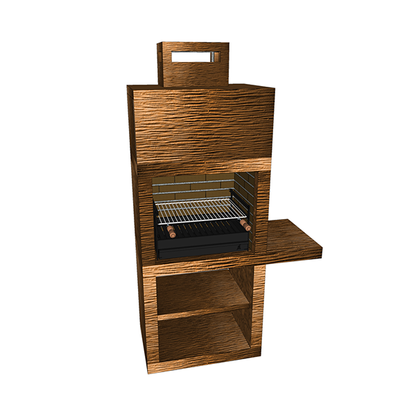 barbecue contemporain impexfire pierre av15m