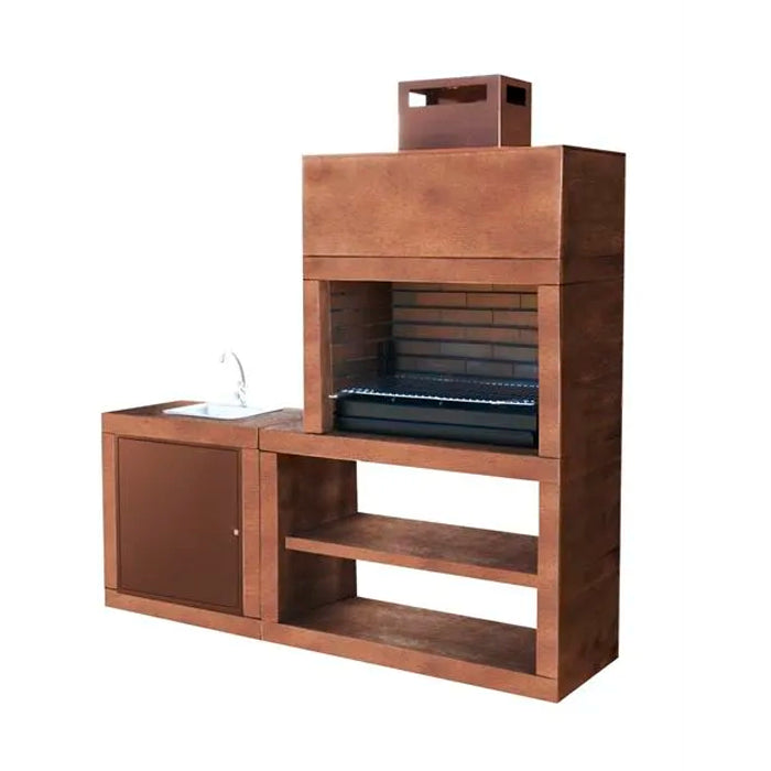 barbecue moderne avec evier av35m