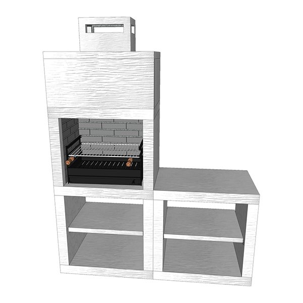barbecue moderne avec evier av46m