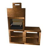 barbecue moderne avec evier av46m