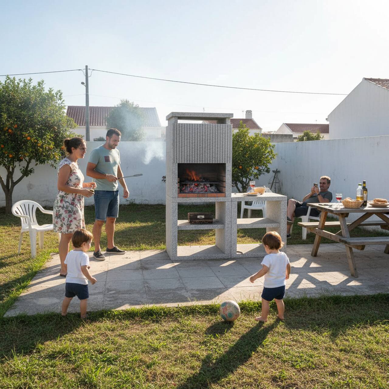 Barbecue Moderne Granit du Portugal GR92F