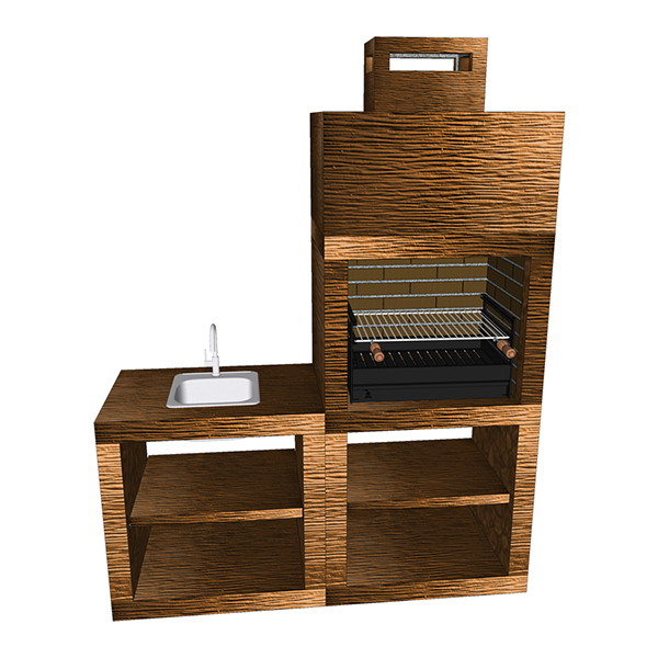 Barbecue Moderne avec Evier AV40M