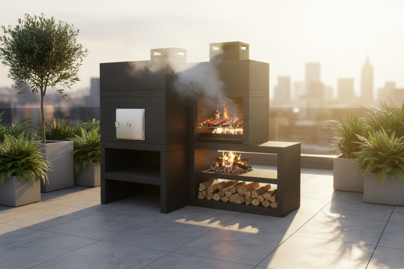 Barbecue Moderne avec Four AV85M