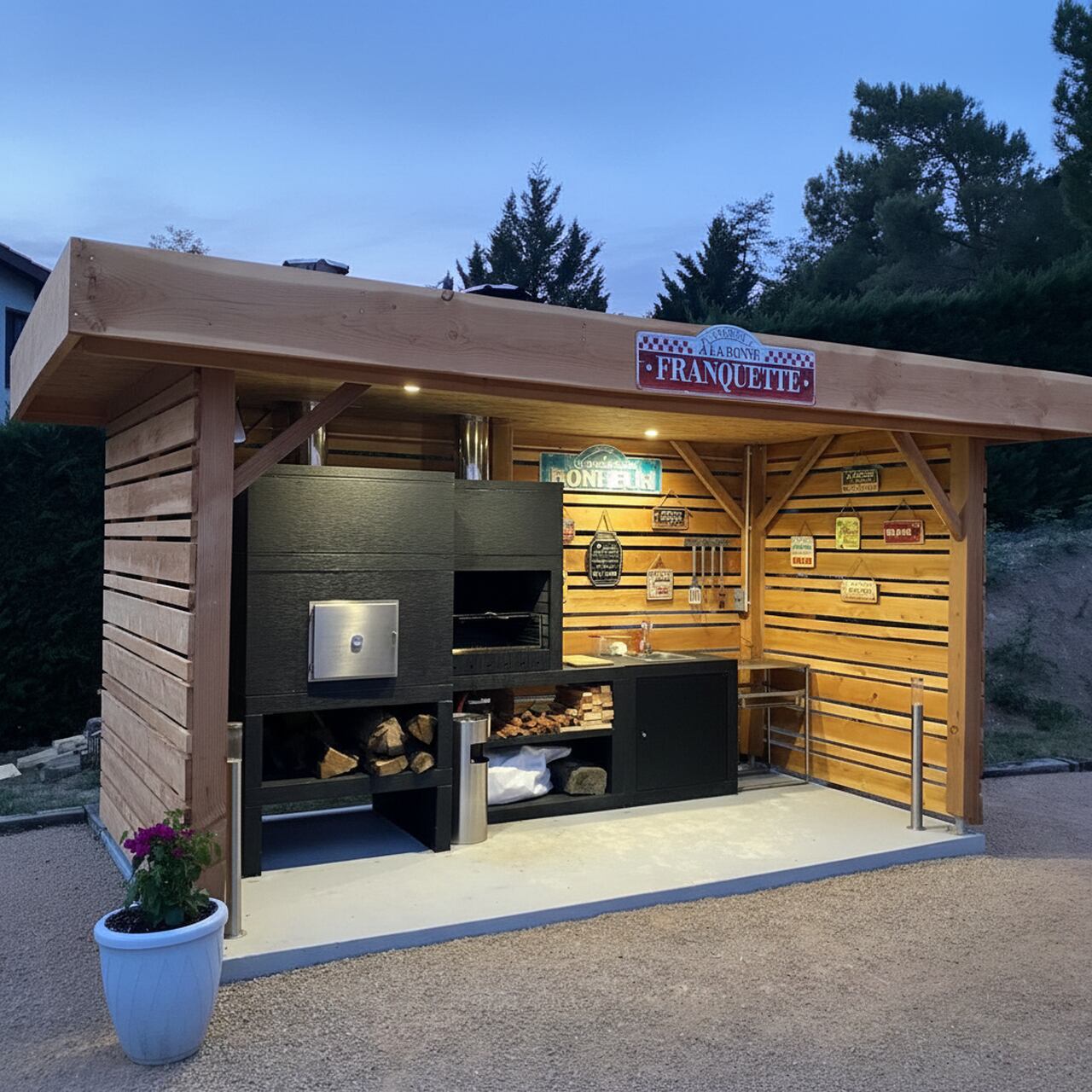 Barbecue Moderne avec Four AV85M